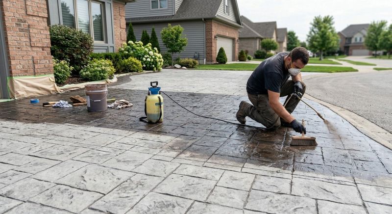 Concrete Staining Service in Dallas, TX