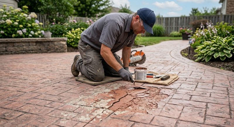 Decorative Concrete Repair in Clarksville, TN