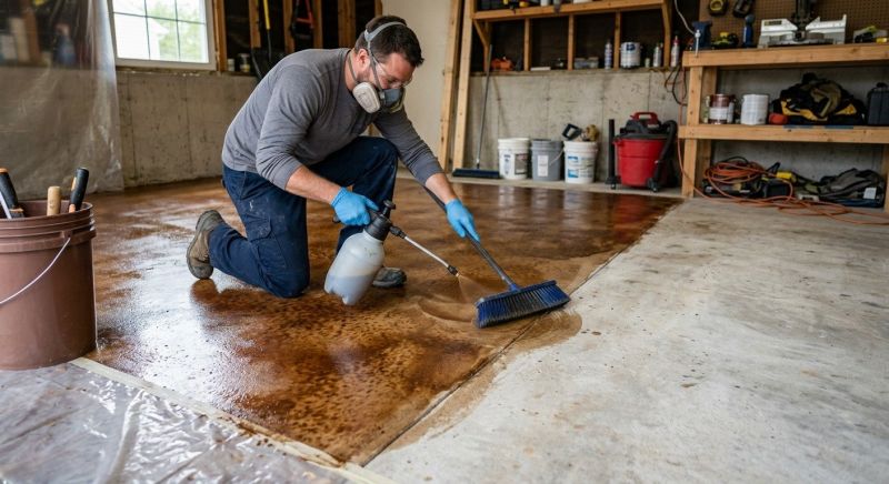 Garage Concrete Finishing in Dallas, TX