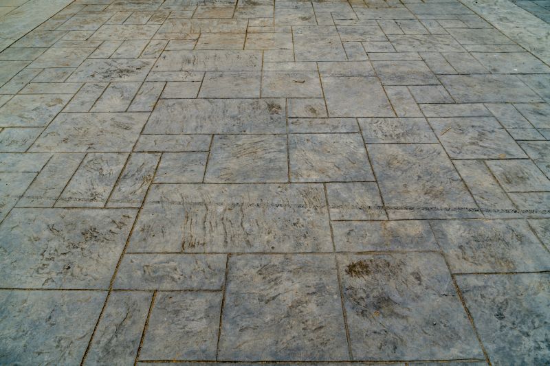 Stamped Concrete Patio Installation
