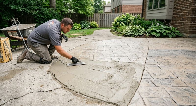 Stamped Concrete Paving in Dallas, TX